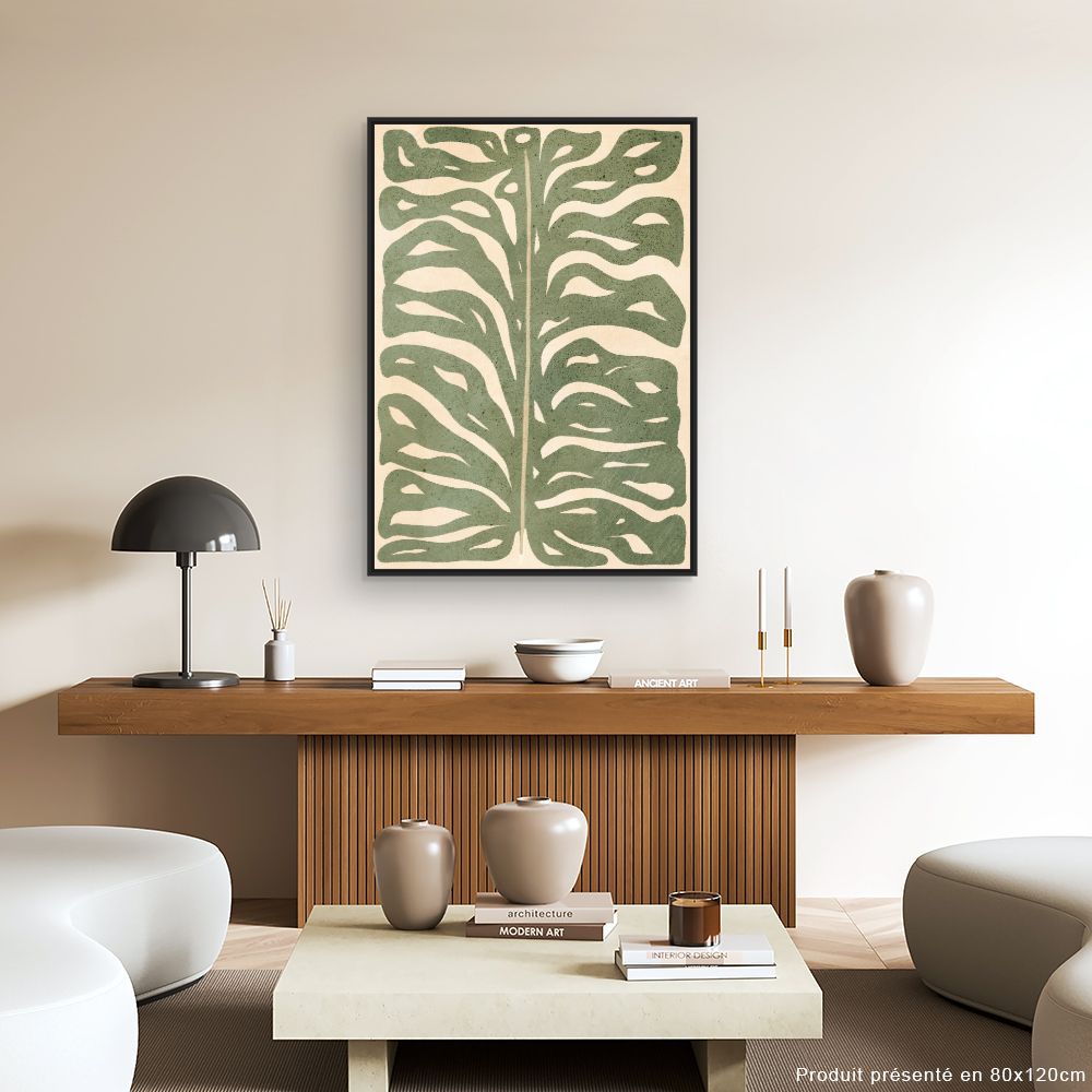 Tableau Feuille exotique