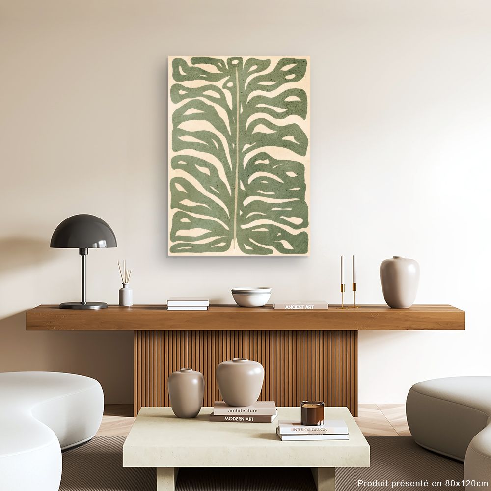 Tableau Feuille exotique