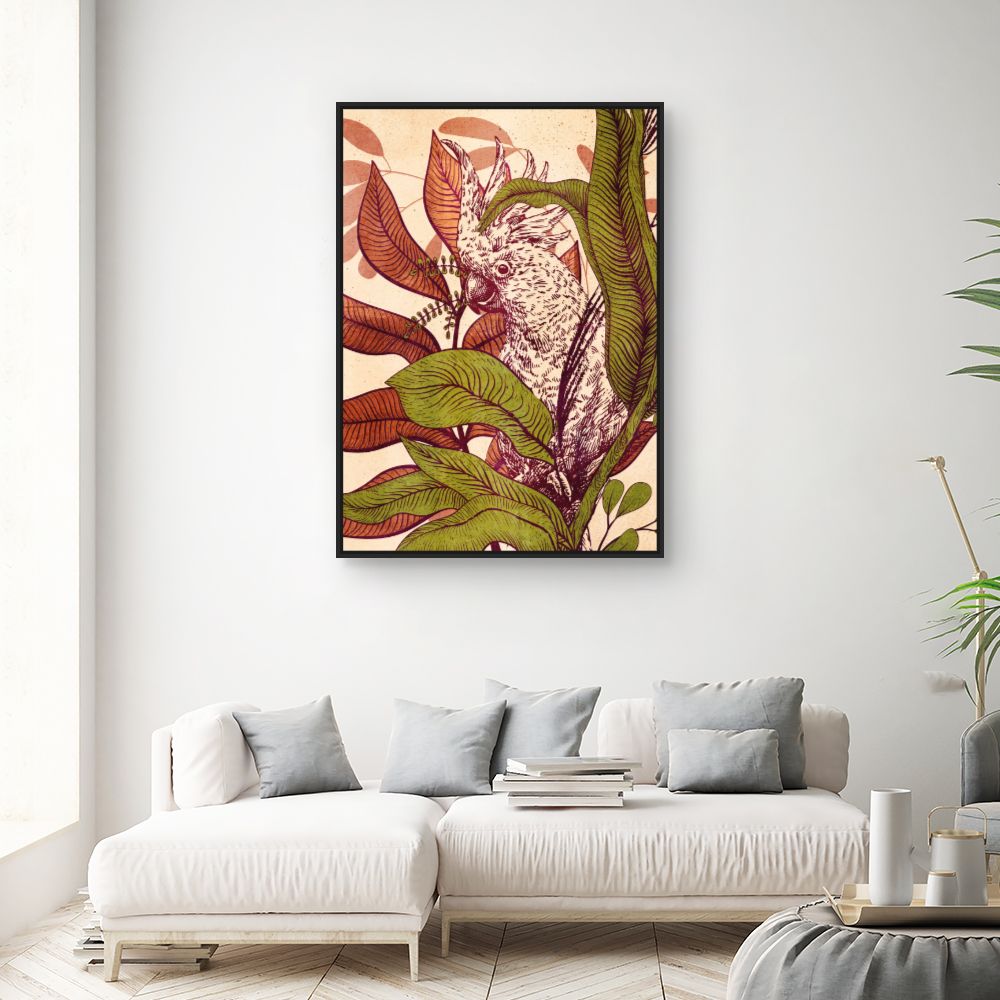 Tableau Oiseau exotique