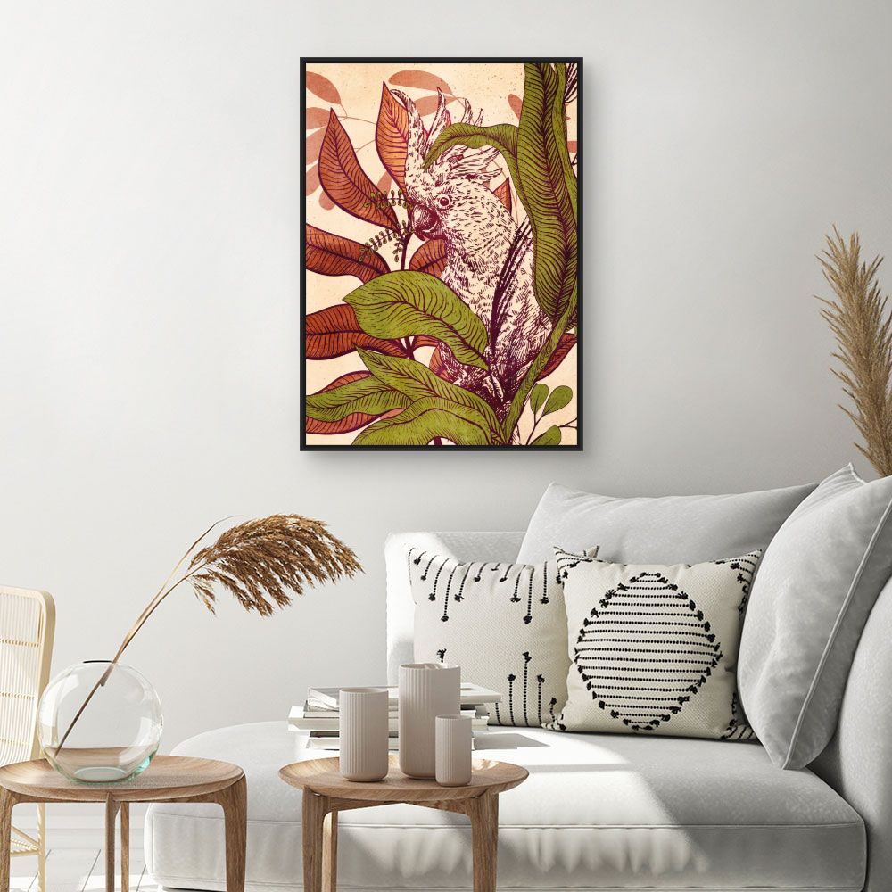 Tableau Oiseau exotique