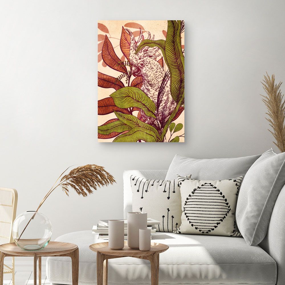 Tableau Oiseau exotique