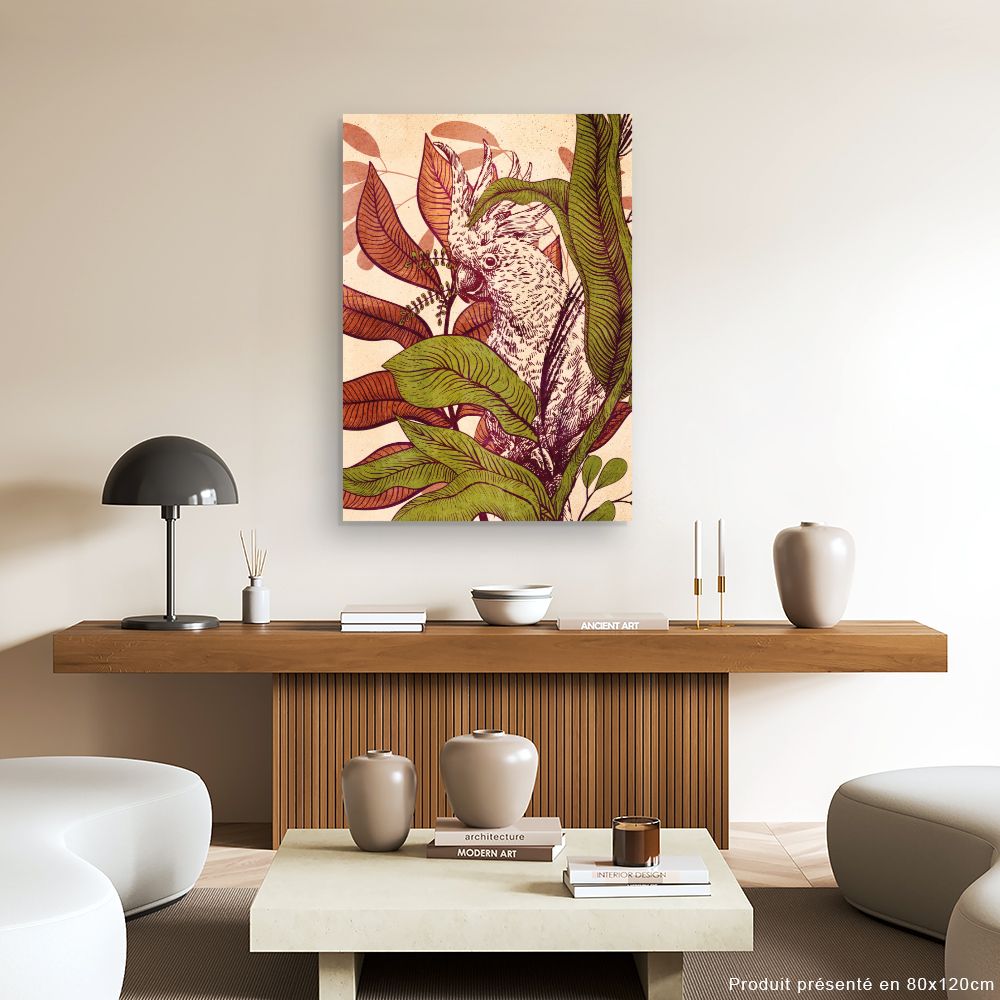 Tableau Oiseau exotique