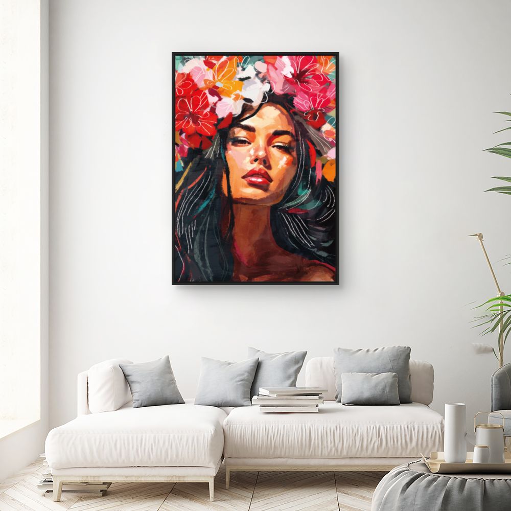 Tableau Fleurie et vibrante