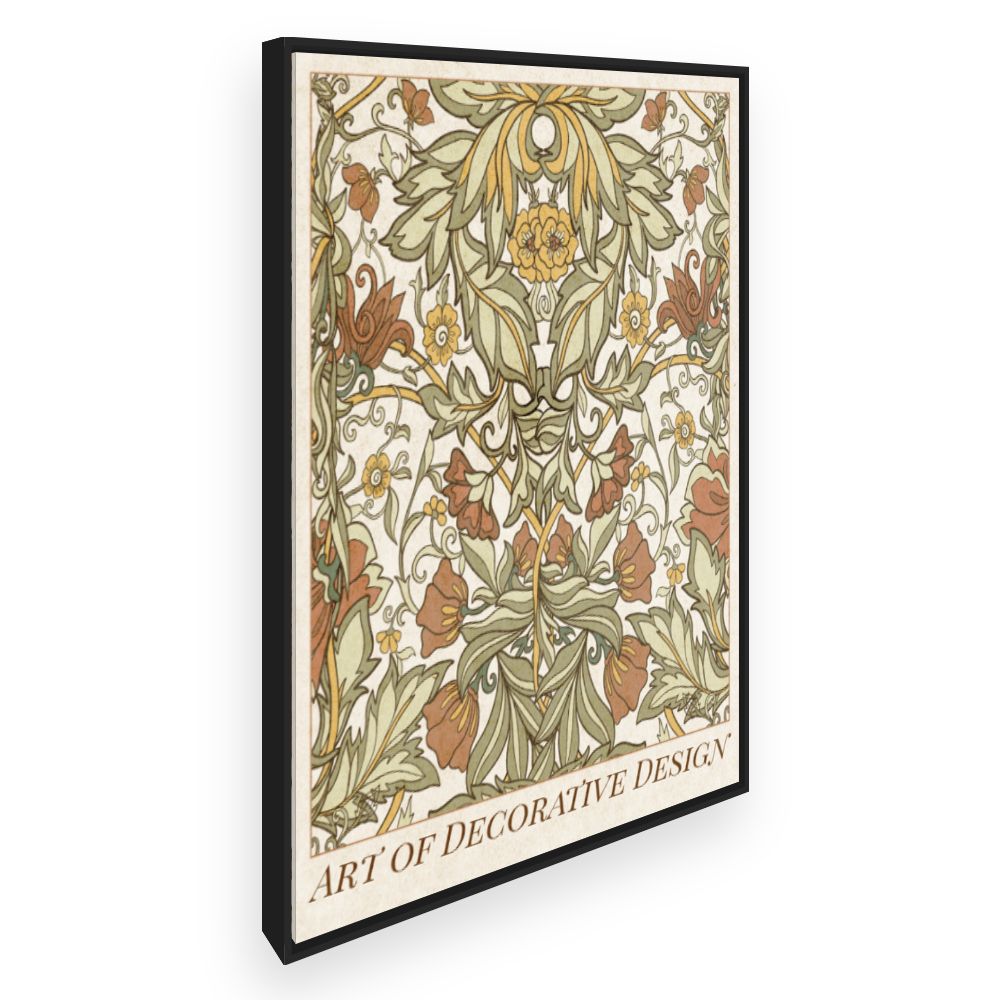 Toile Design floral élégant