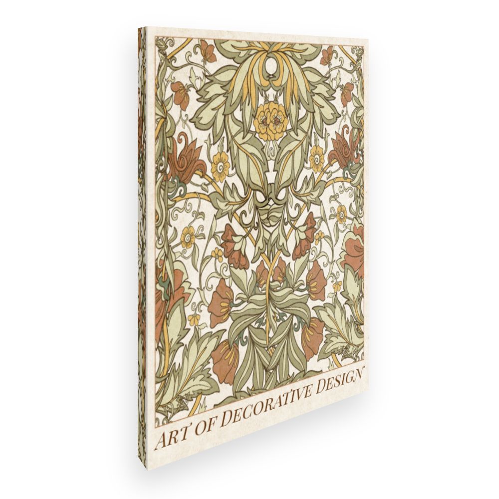 Toile Design floral élégant