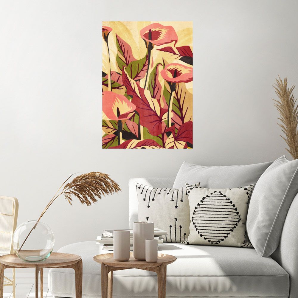 Affiche Fleurs éclatantes