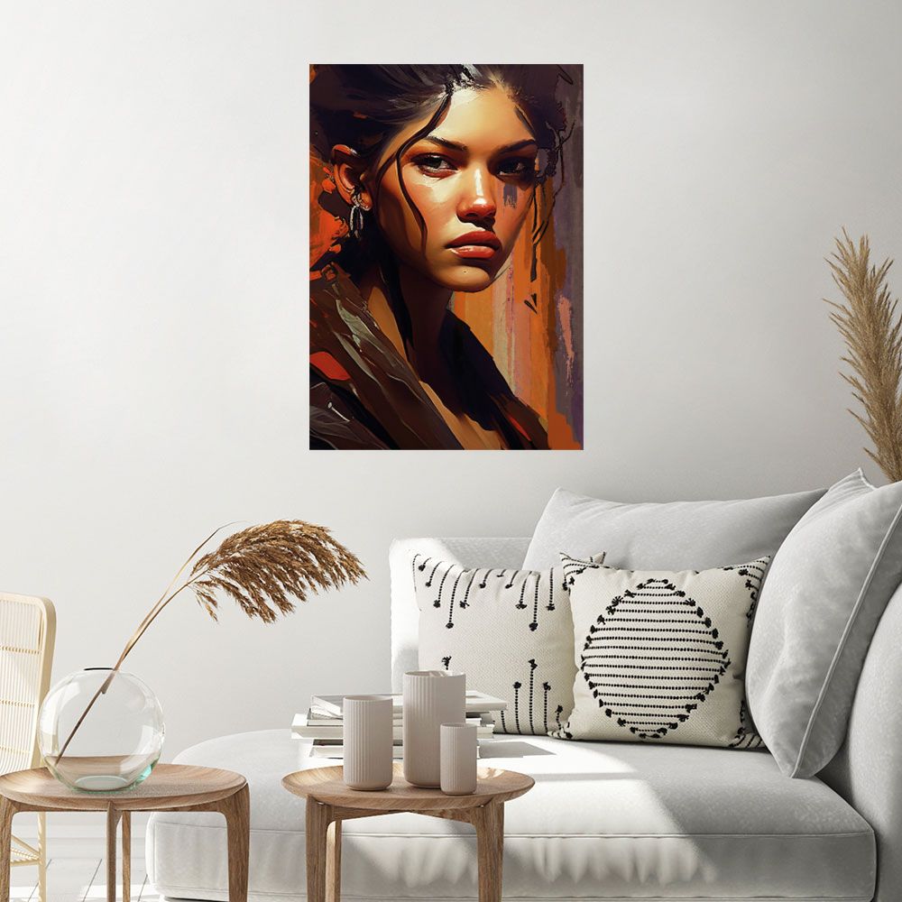 Affiche Portrait intense