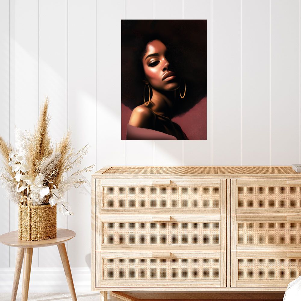 Affiche Élégance mystérieuse