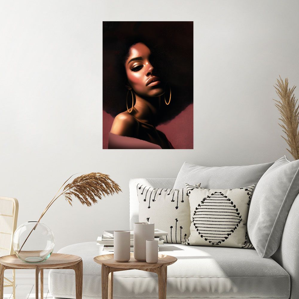 Affiche Élégance mystérieuse