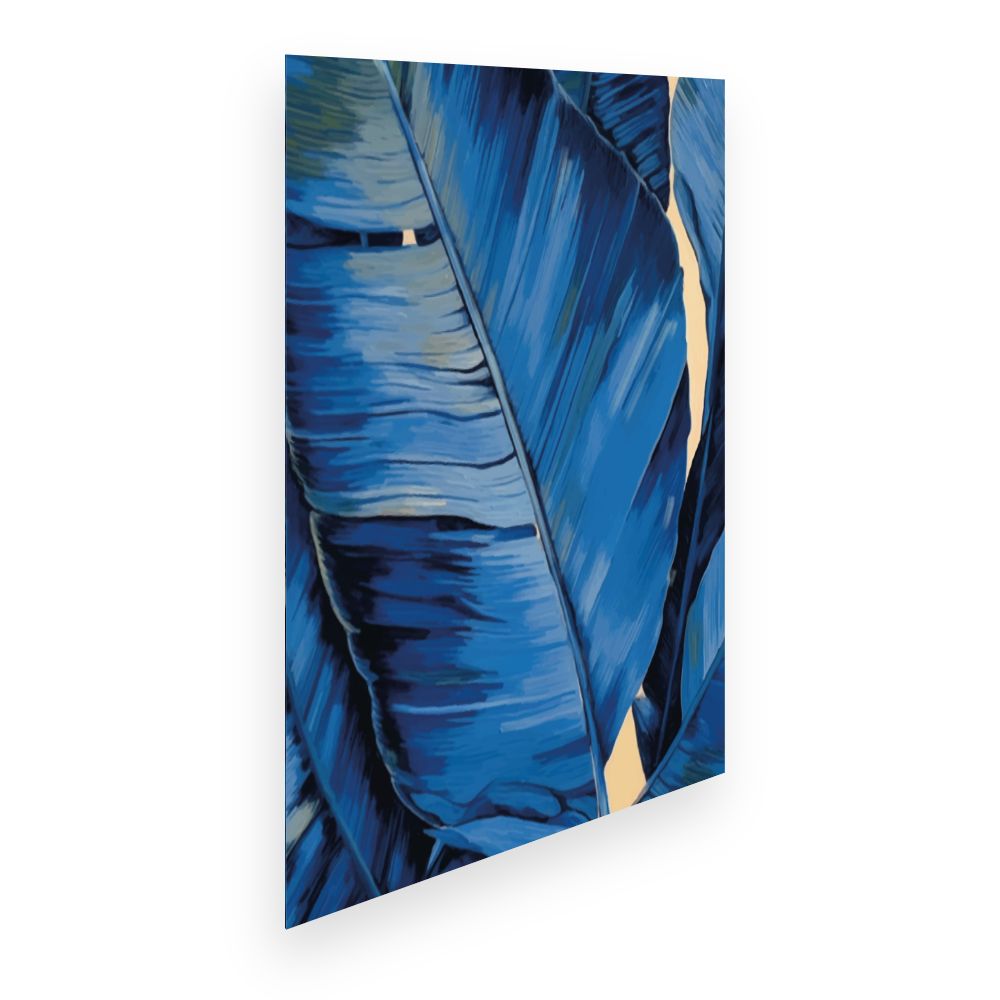 Affiche Feuilles exotiques élégantes