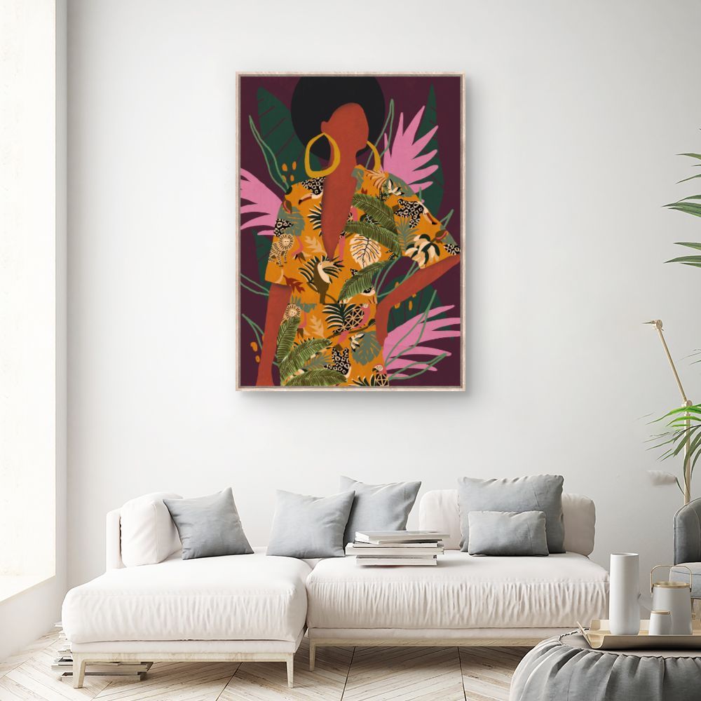 Tableau Jungle exotique