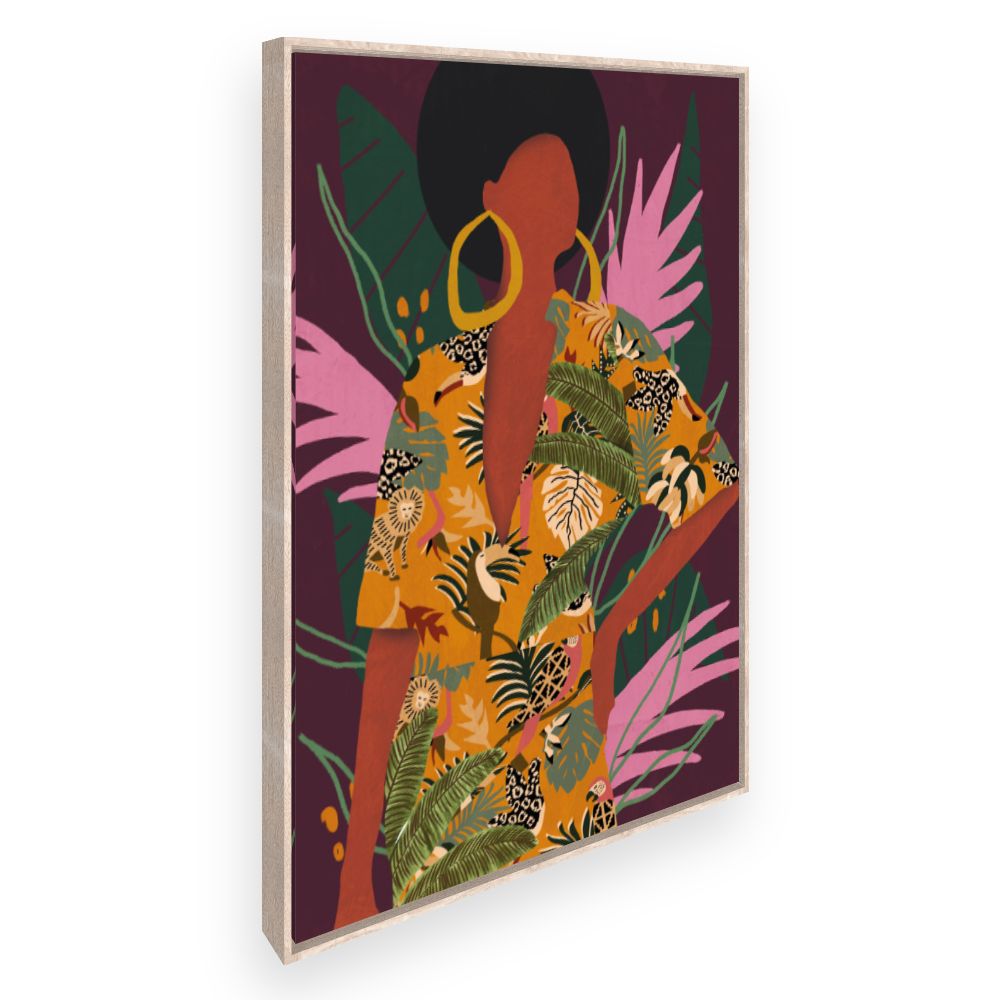 Toile Jungle exotique