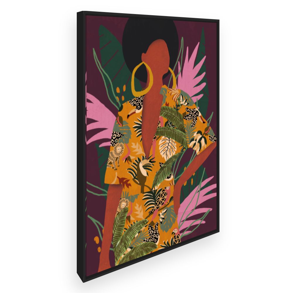 Toile Jungle exotique