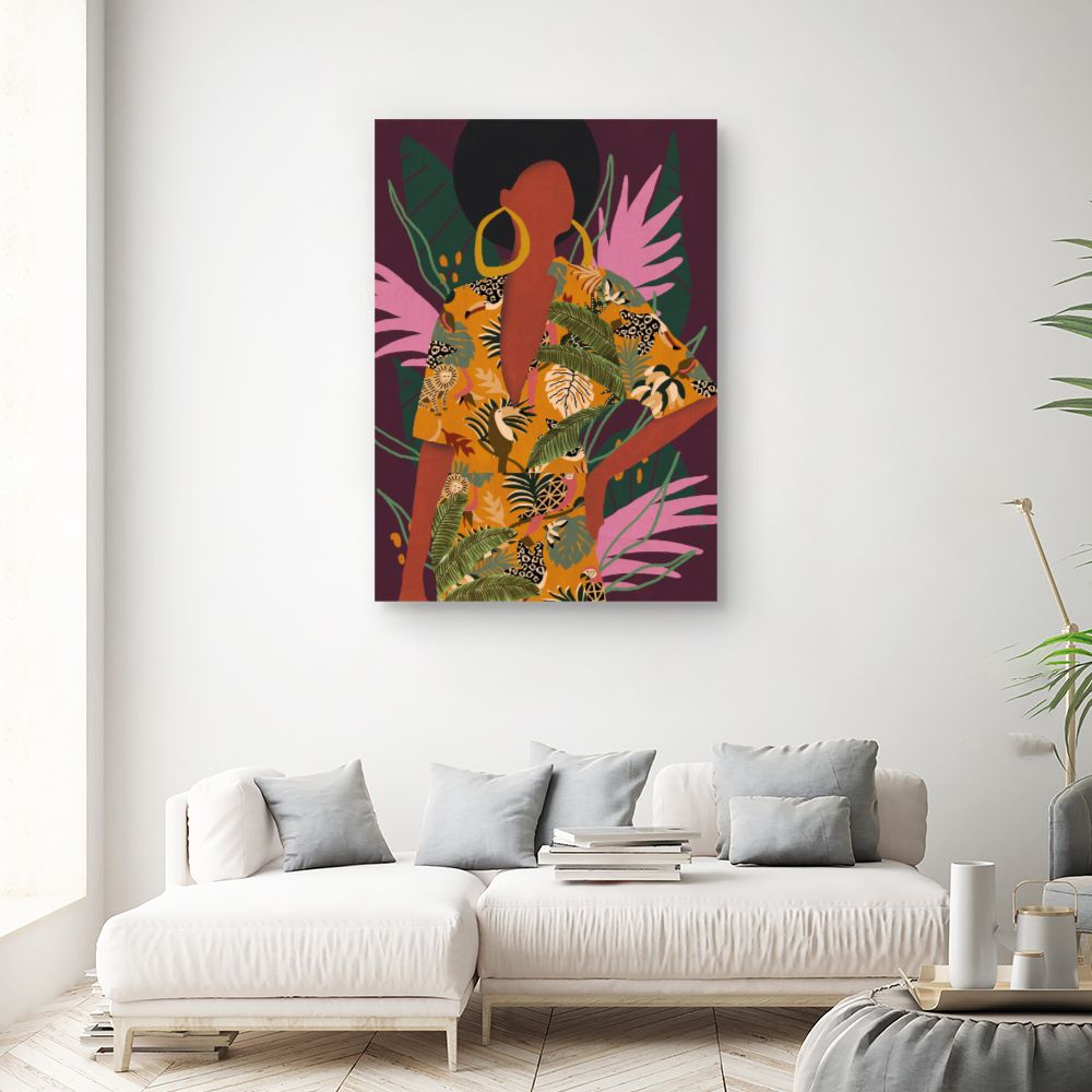 Tableau Jungle exotique