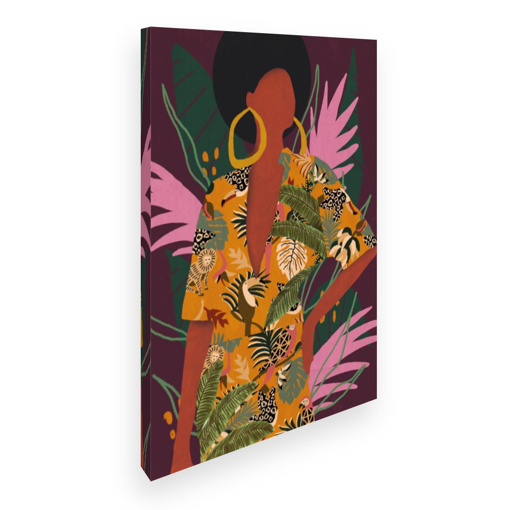 Toile Jungle exotique