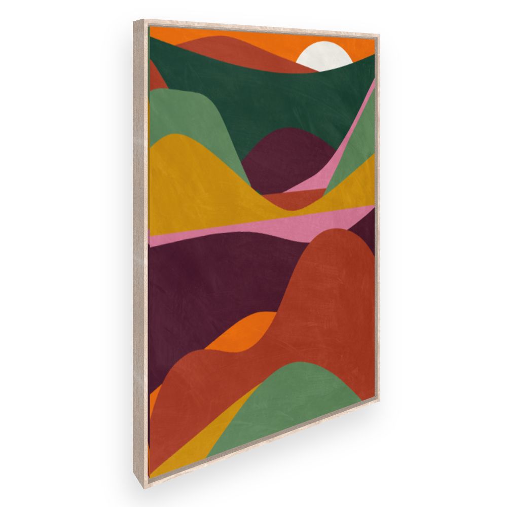 Toile Collines abstraites