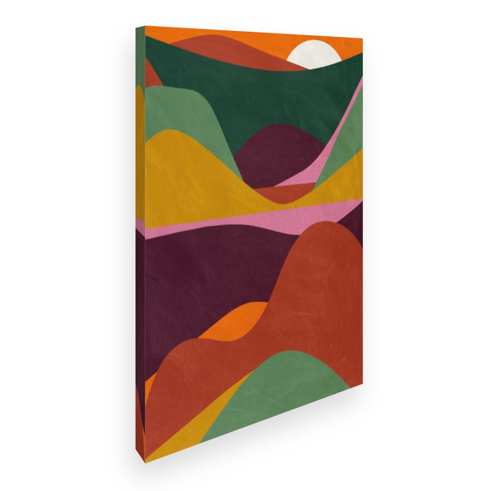 Toile Collines abstraites