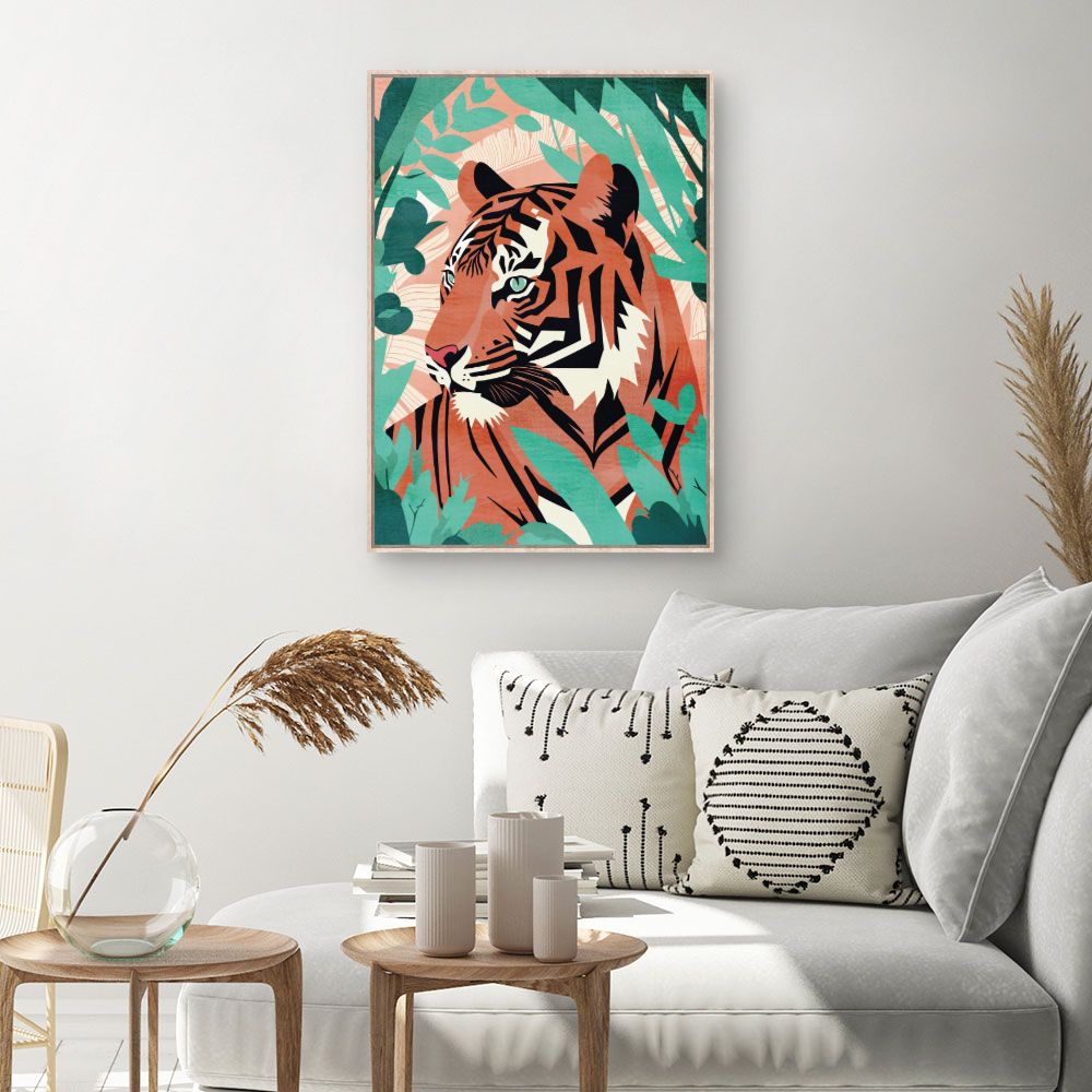 Tableau Tigre majestueux