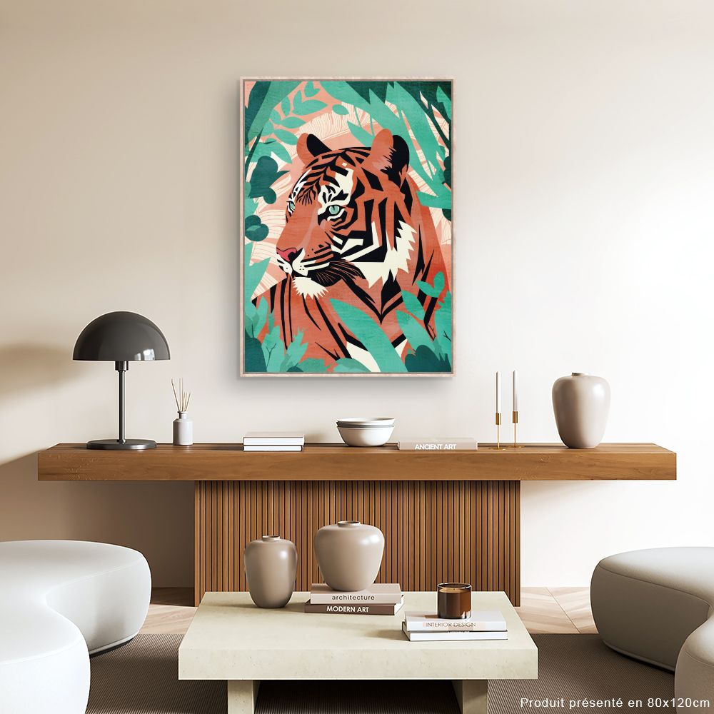 Tableau Tigre majestueux