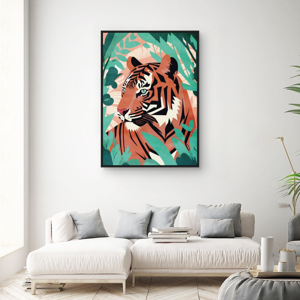 Tableau Tigre majestueux