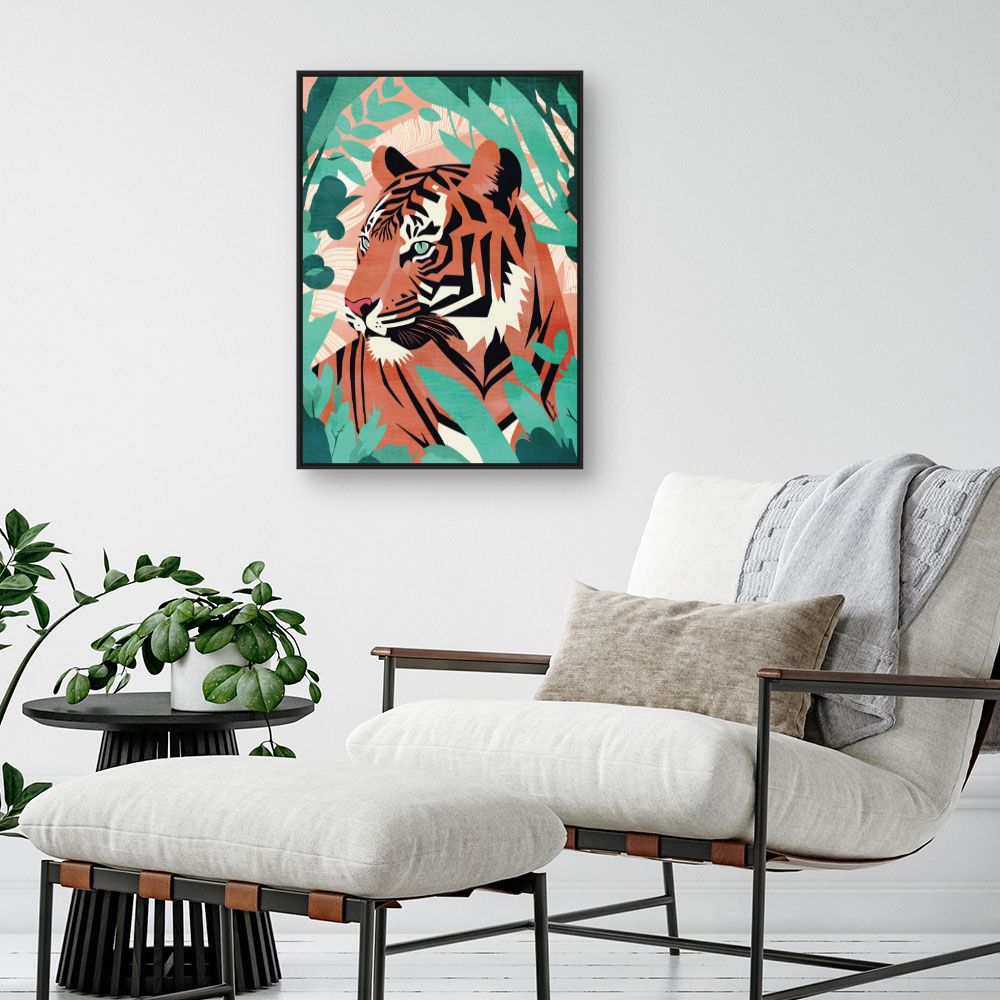 Tableau Tigre majestueux
