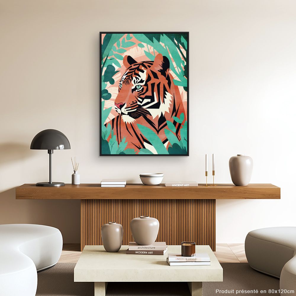 Tableau Tigre majestueux