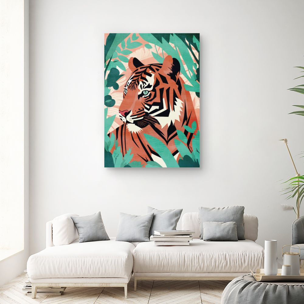 Tableau Tigre majestueux