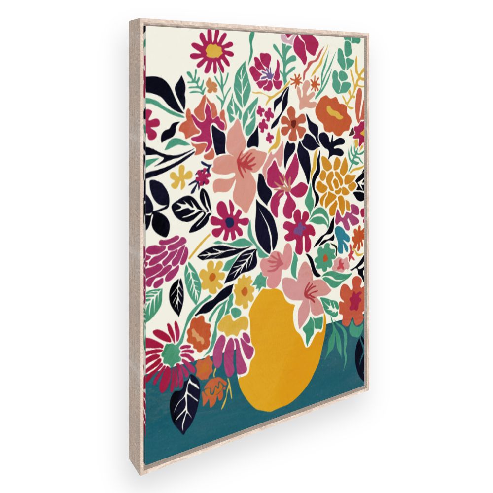 Toile Explosion florale