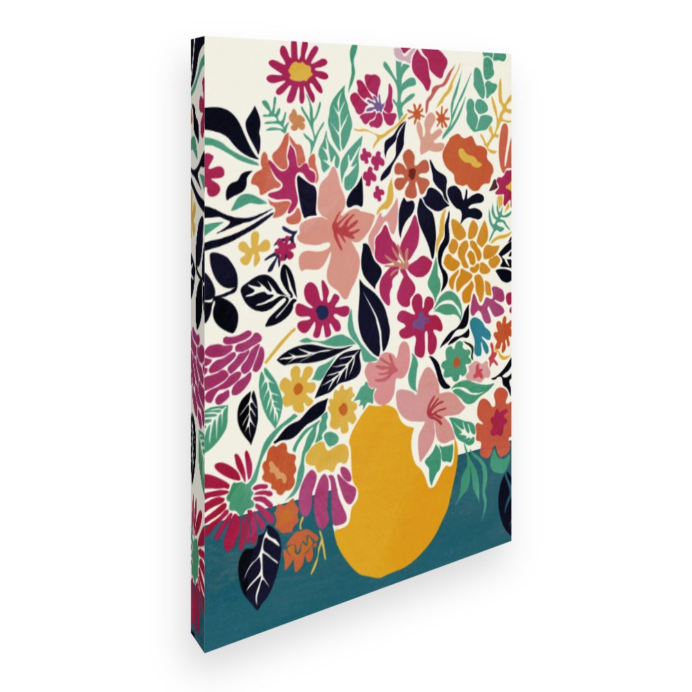 Toile Explosion florale