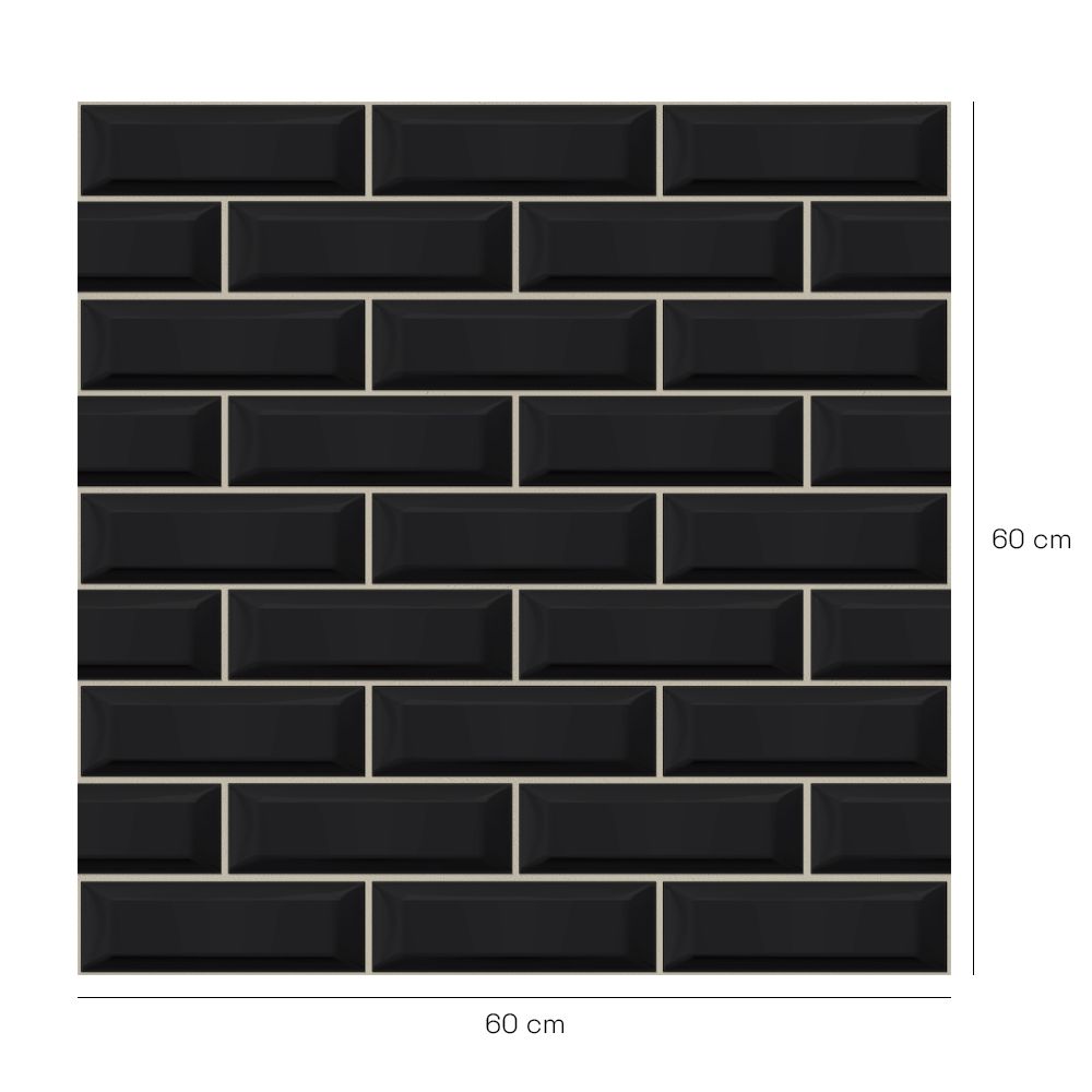 Crédence en aluminium n°44 / Briques élégantes