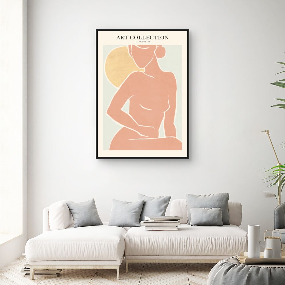 Tableau Silhouette élégante