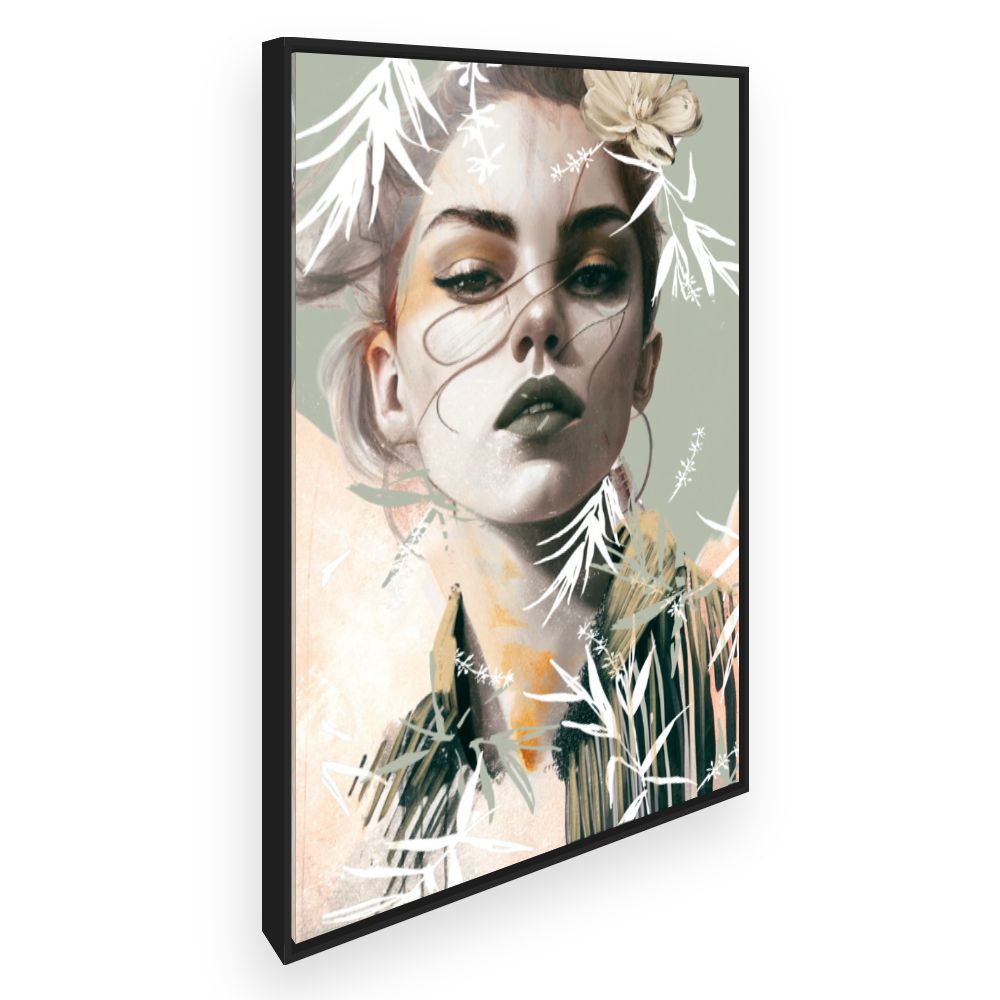 Toile Élégance florale