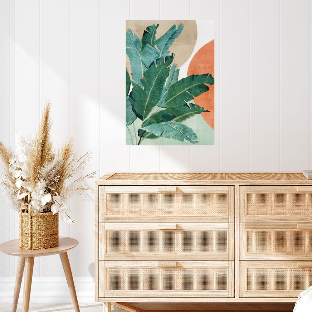 Affiche Feuillage tropical vibrant