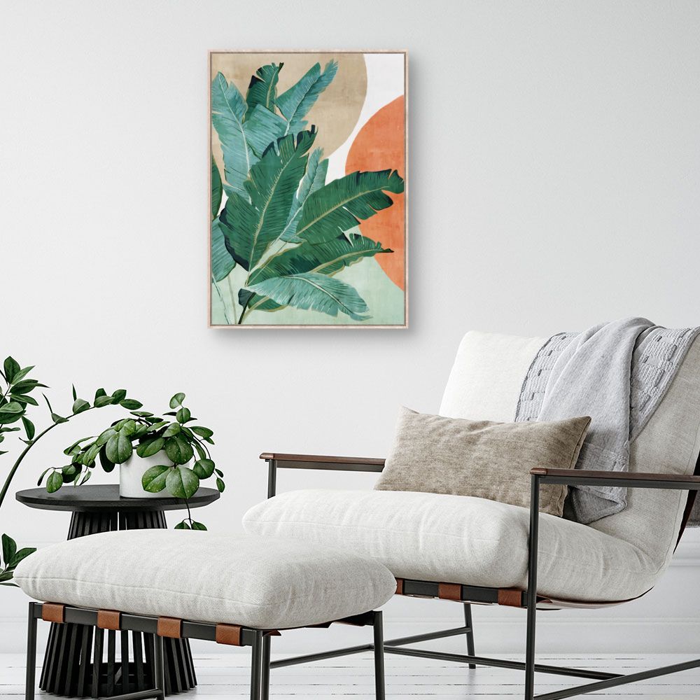 Tableau Feuilles exotiques