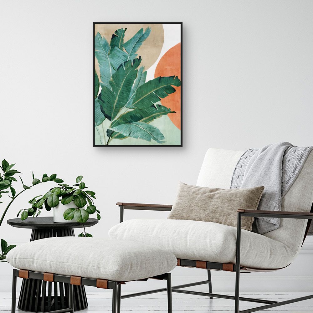 Tableau Feuilles exotiques
