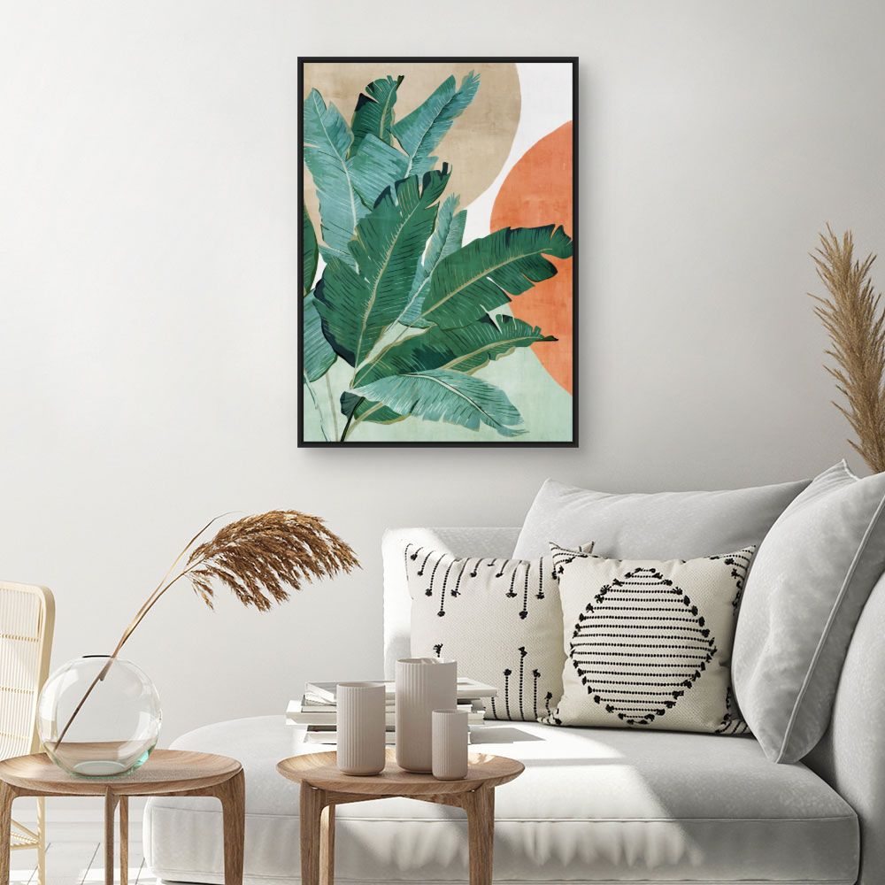 Tableau Feuilles exotiques