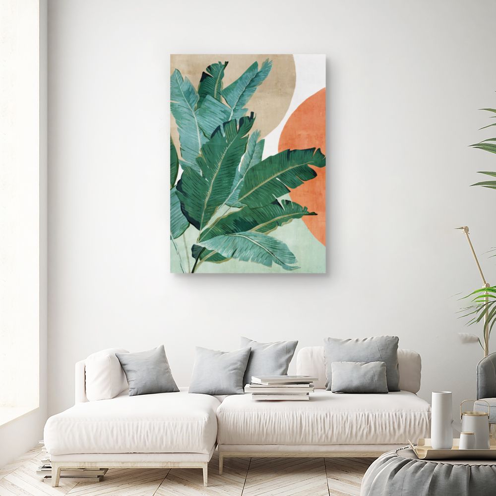 Tableau Feuilles exotiques