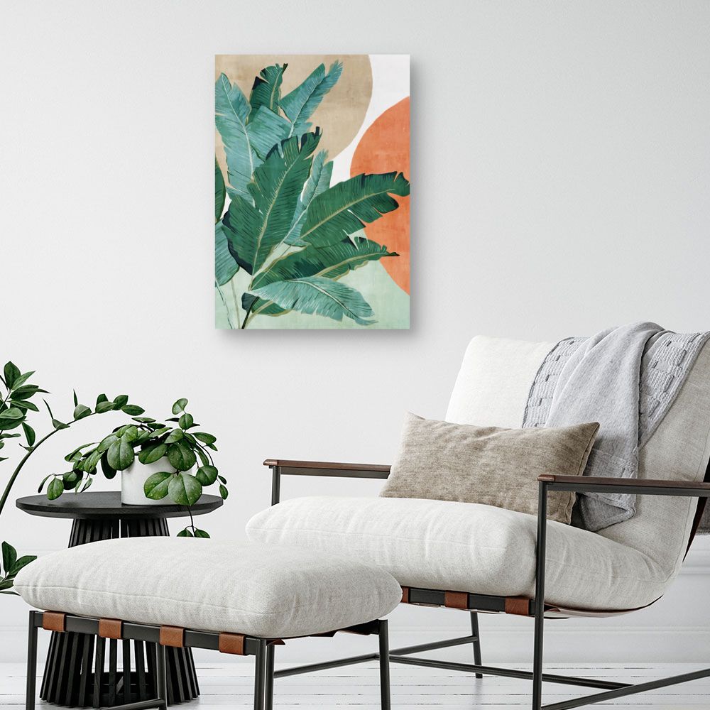 Tableau Feuilles exotiques