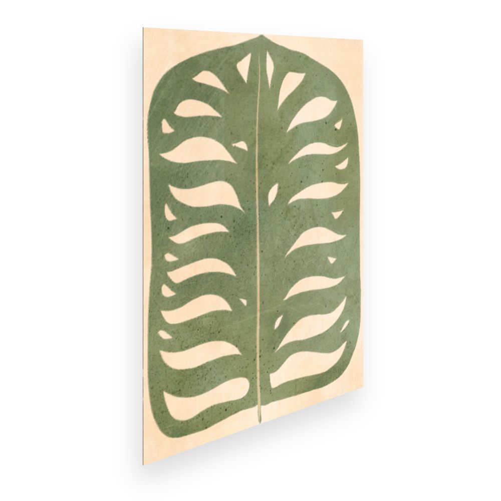 Affiche Feuille exotique élégante