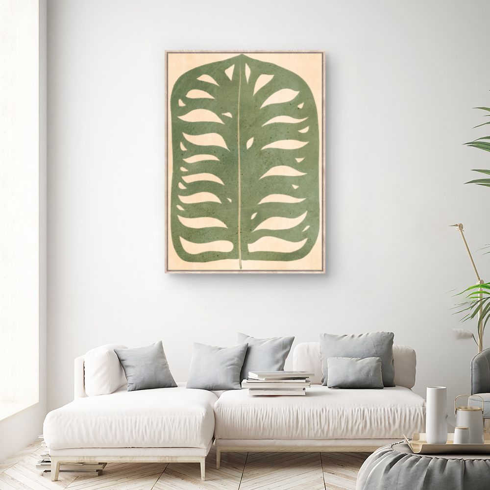 Tableau Feuille tropicale élégante