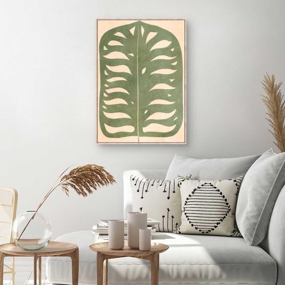 Tableau Feuille tropicale élégante