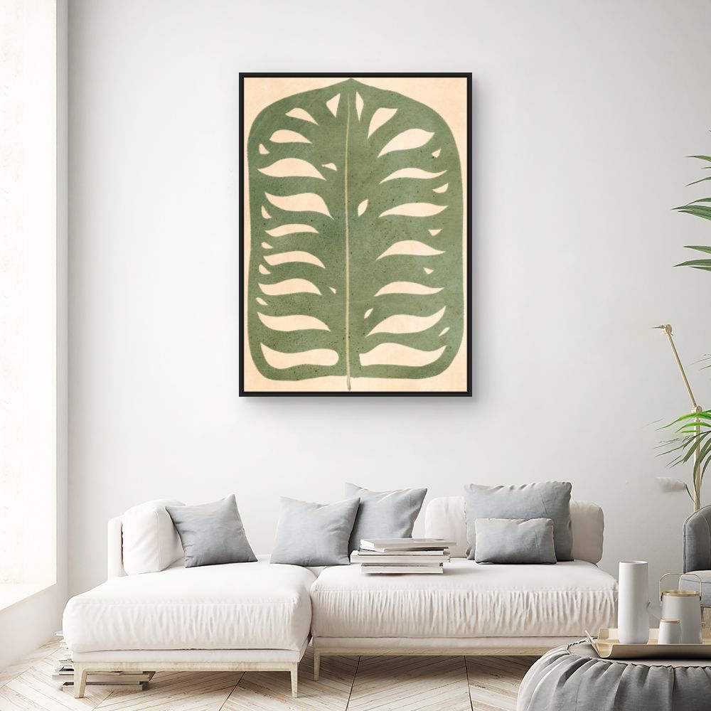 Tableau Feuille tropicale élégante