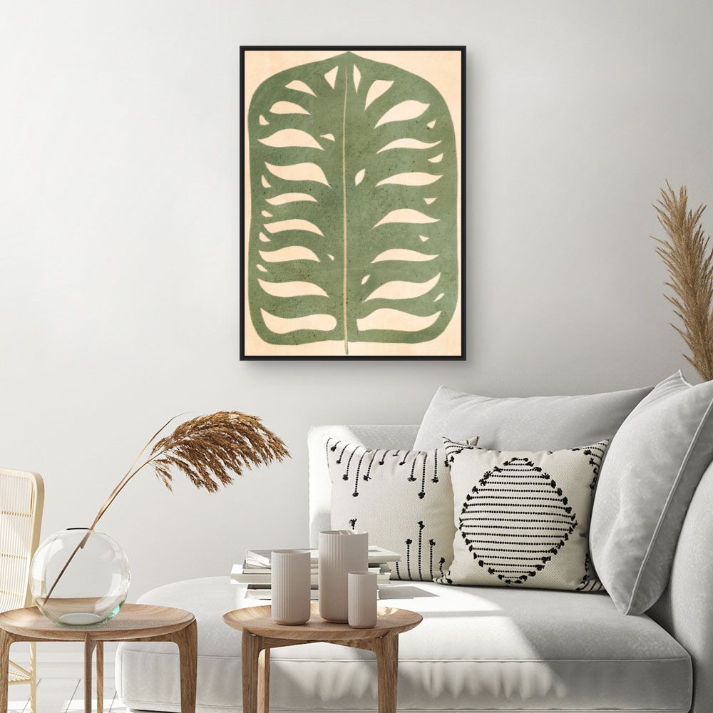 Tableau Feuille tropicale élégante