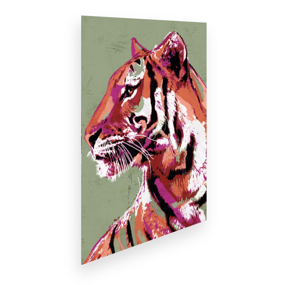 Affiche Tigre vibrant