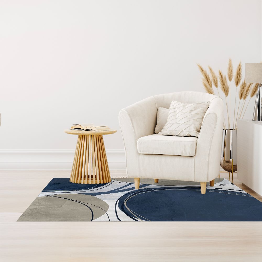 Tapis n°423 Cercles artistiques raffinés