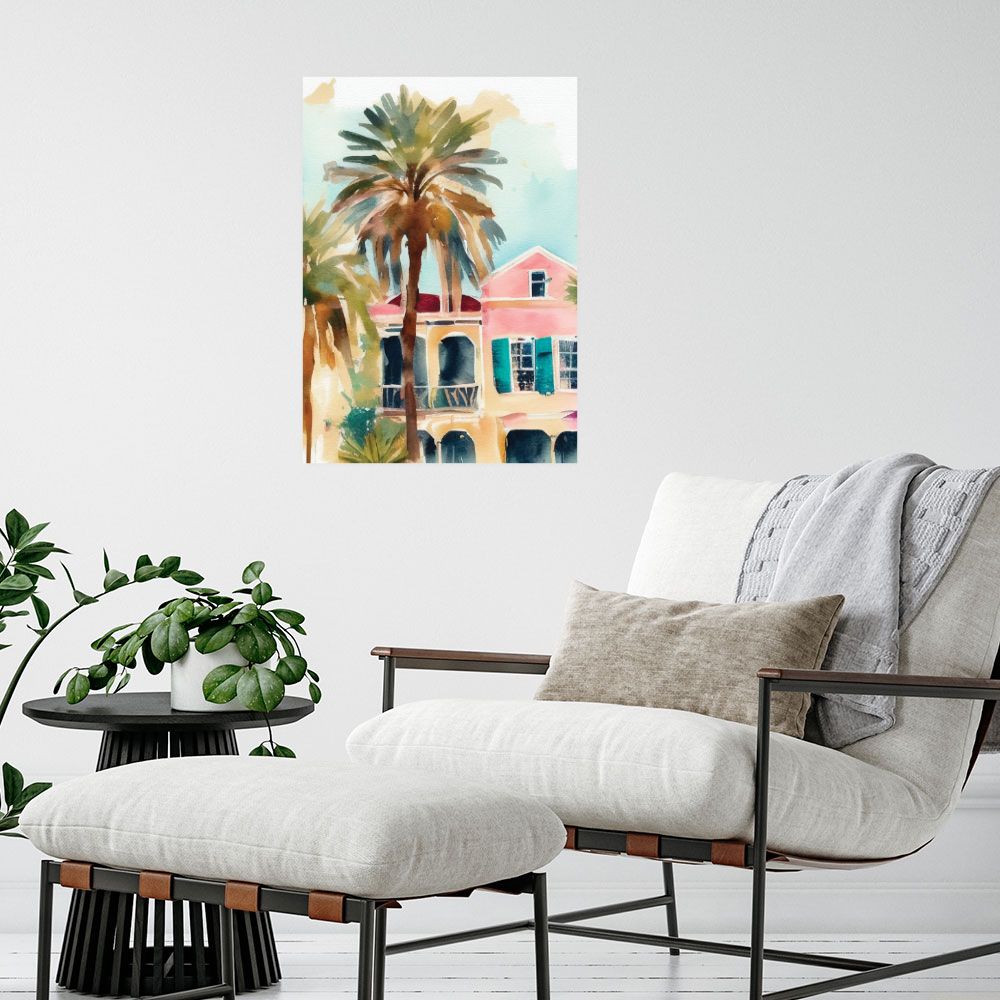 Affiche Palette tropicale