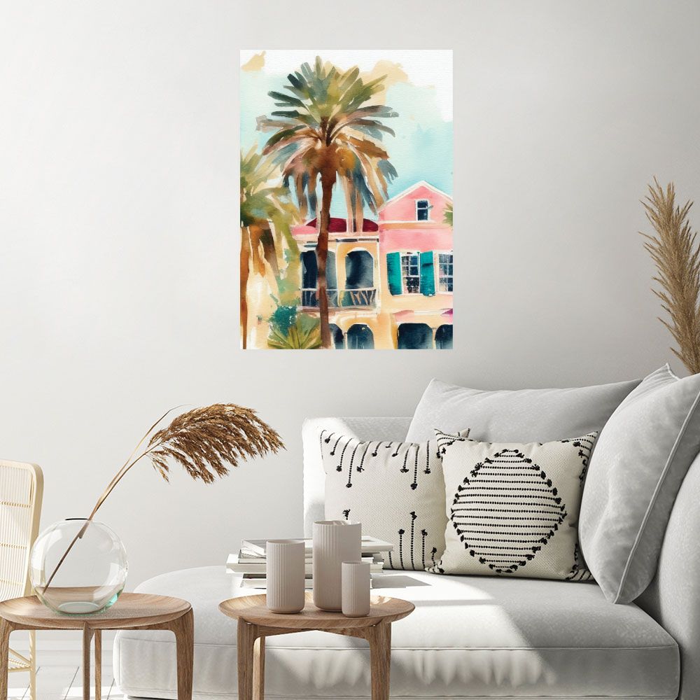 Affiche Palette tropicale