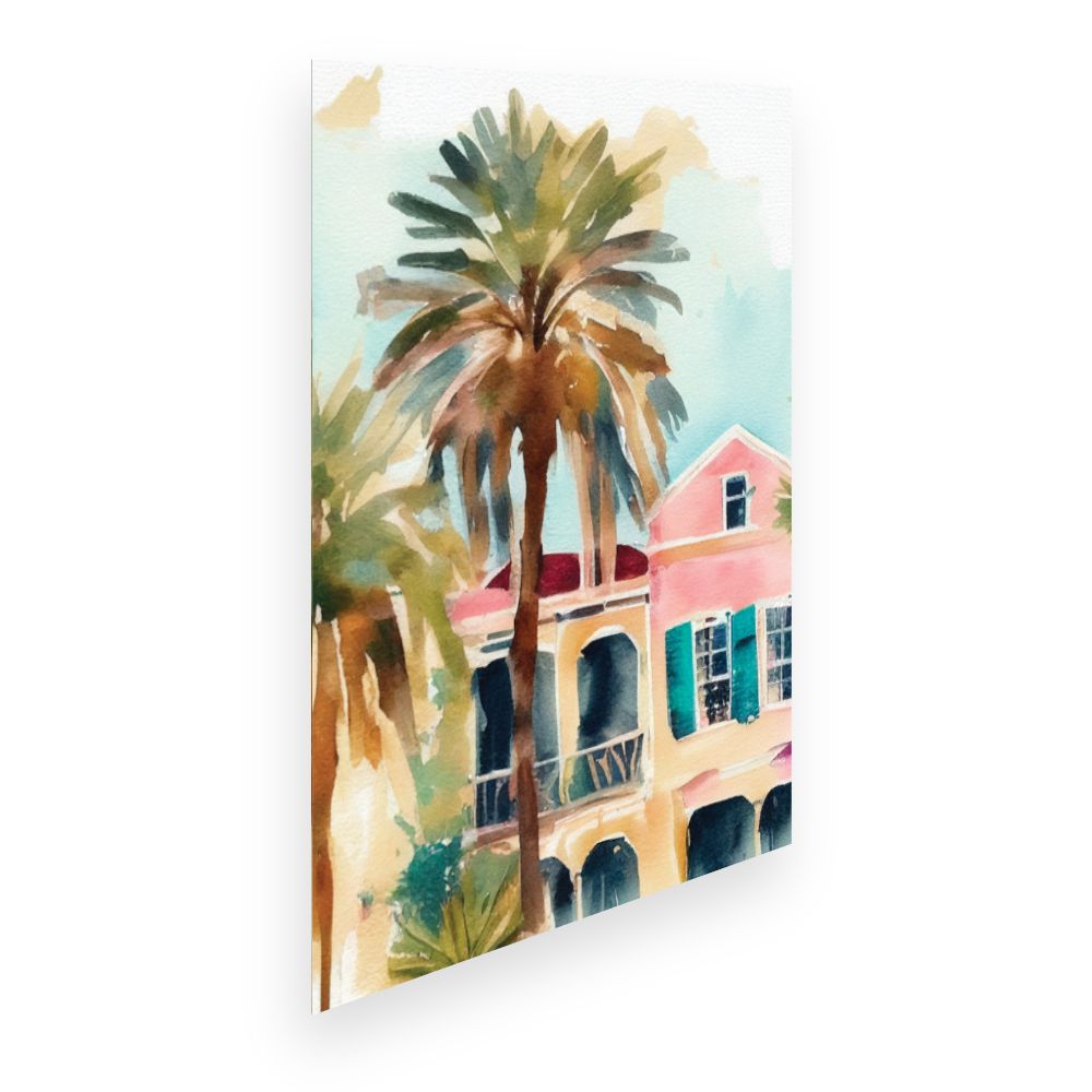 Affiche Palette tropicale