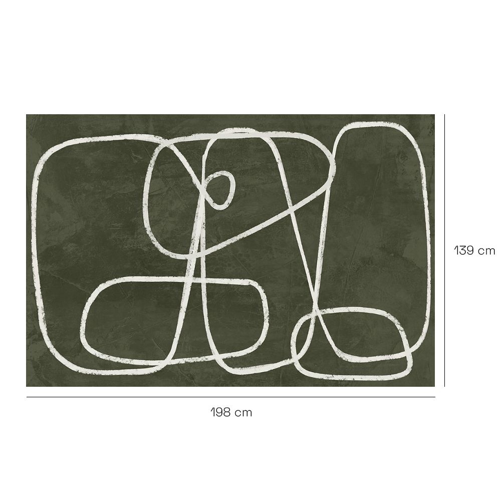 Tapis n°426 Lignes ondulées modernes