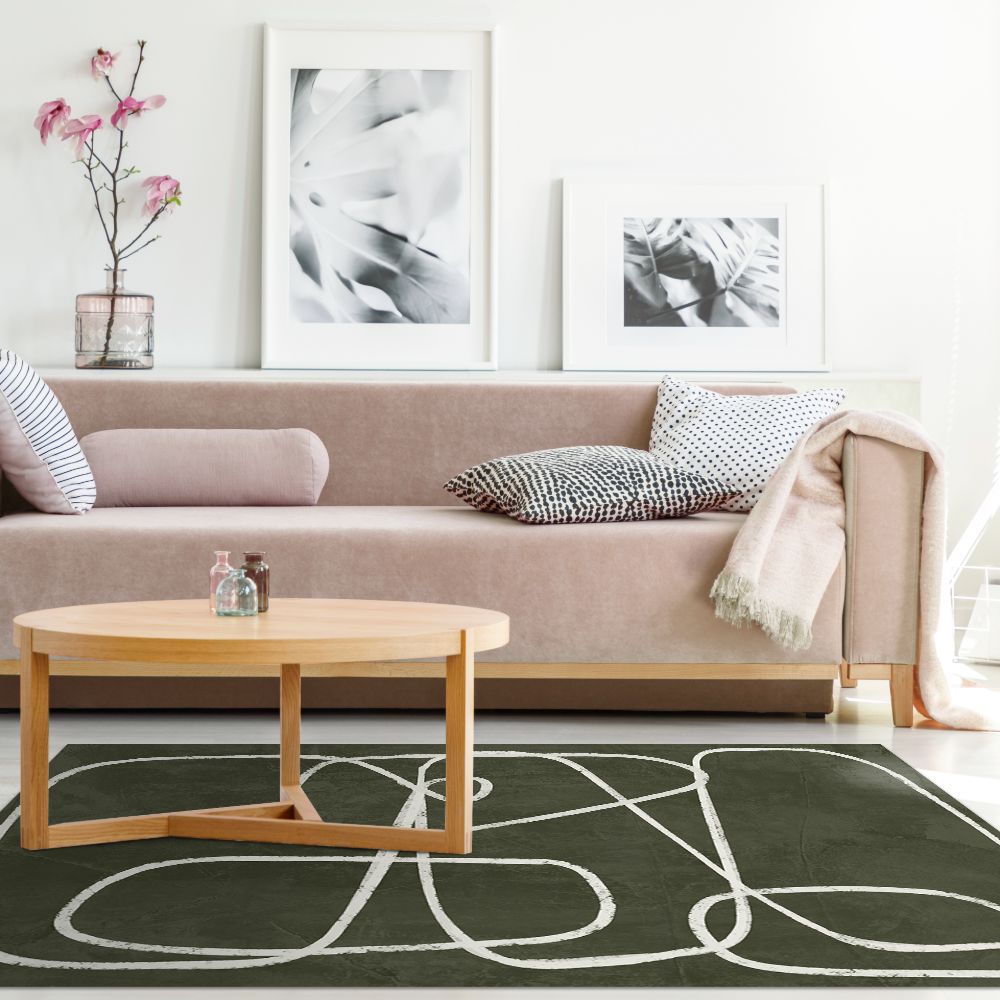 Tapis n°426 Lignes ondulées modernes